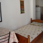 Single and double bed in every room at Katerina's
