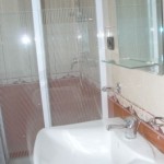 Spaceous bathroom and toilet room