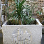 The garden has character at the Villa with Star